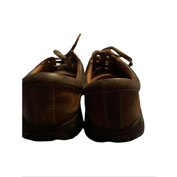 KEEN Mens Chocolate Brown Leather Austin Casual Oxford Shoes Size 10 main image 6